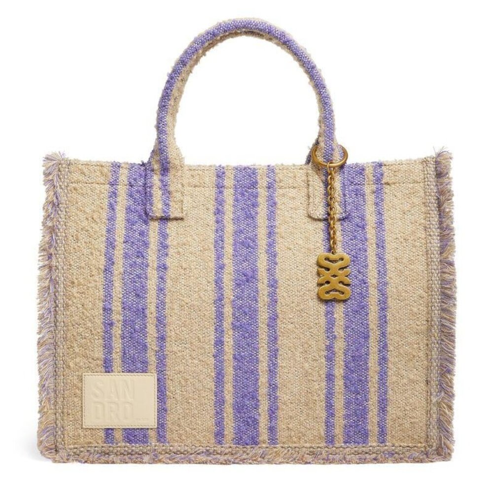NWOT Sandro Paris Stripy Kasbah Tote Bag